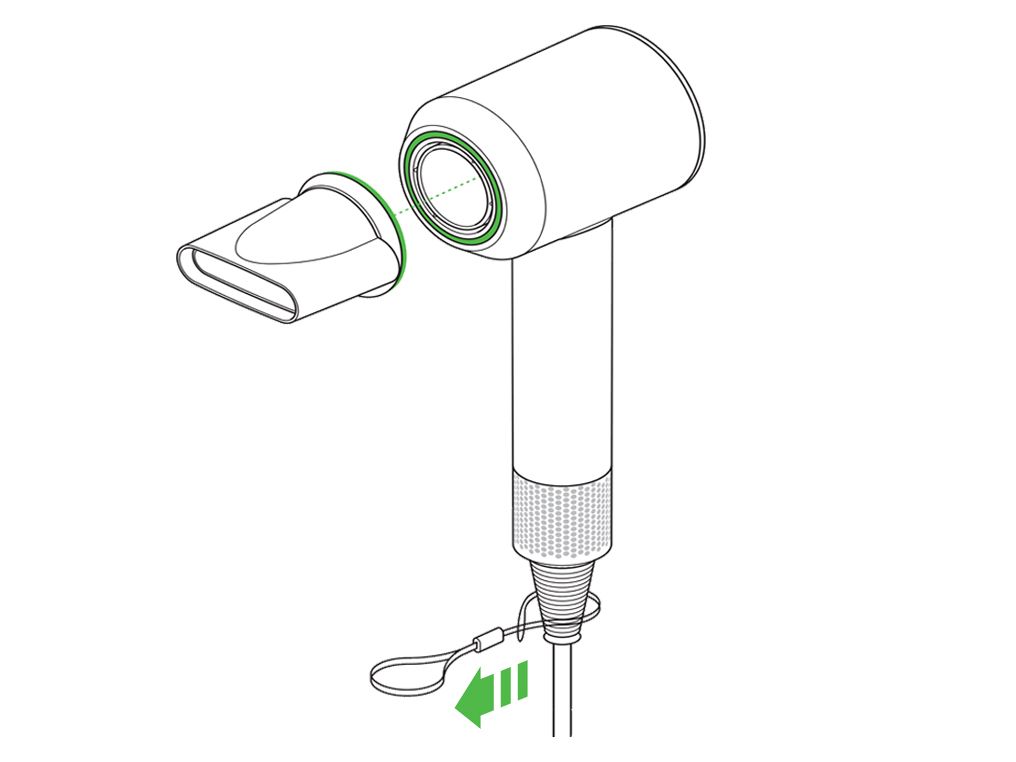 how to use dyson storage hanger